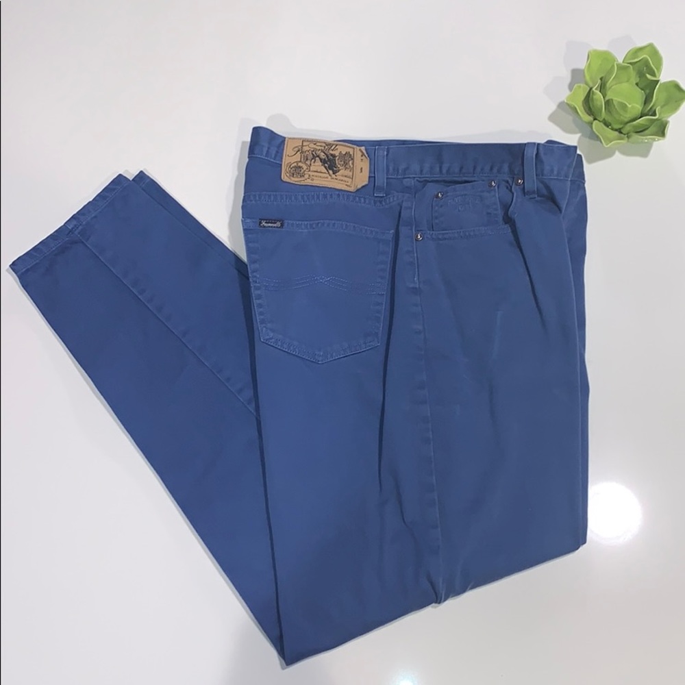 Blue “nostalgic dungarees” by Façonnable